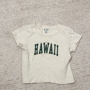 Hilo Hattie Cream and Green Kids T-Shirt